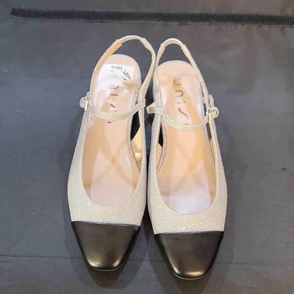 BRAND NEW UNISA UNSAIGER2-R RHINESTONE WOMEN'S SLINGBACK FLAT - Picture 2 of 15